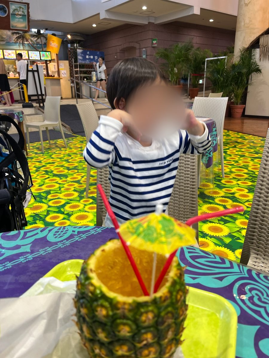 パイナップルのドリンク